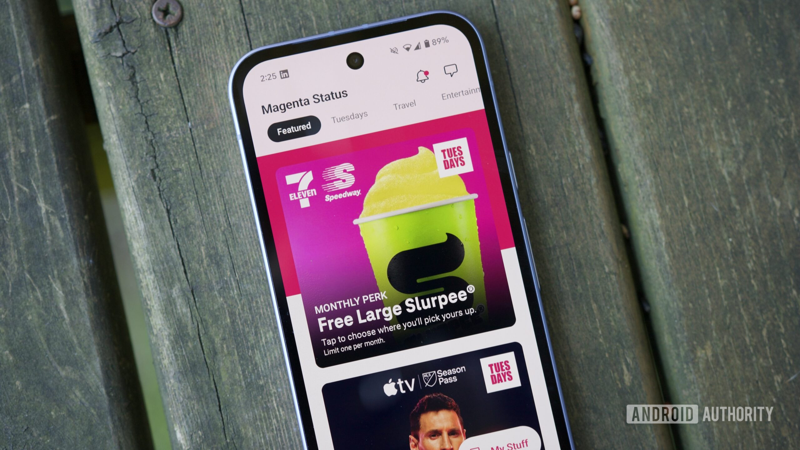Magenta Status/T-Mobile Tuesday page in the T-Life app.