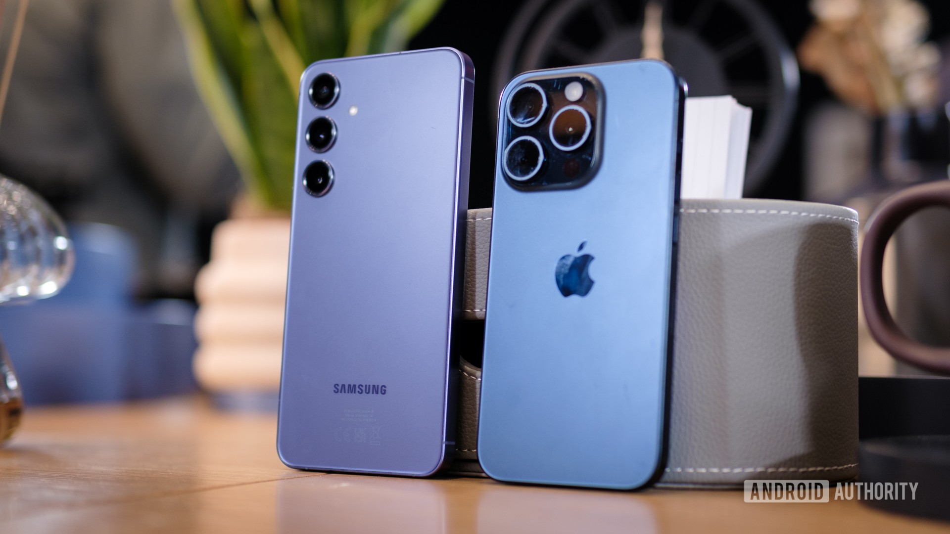 Samsung Galaxy S24 Plus vs iPhone 15 Pro colorful Would you switch from Android to iOS?