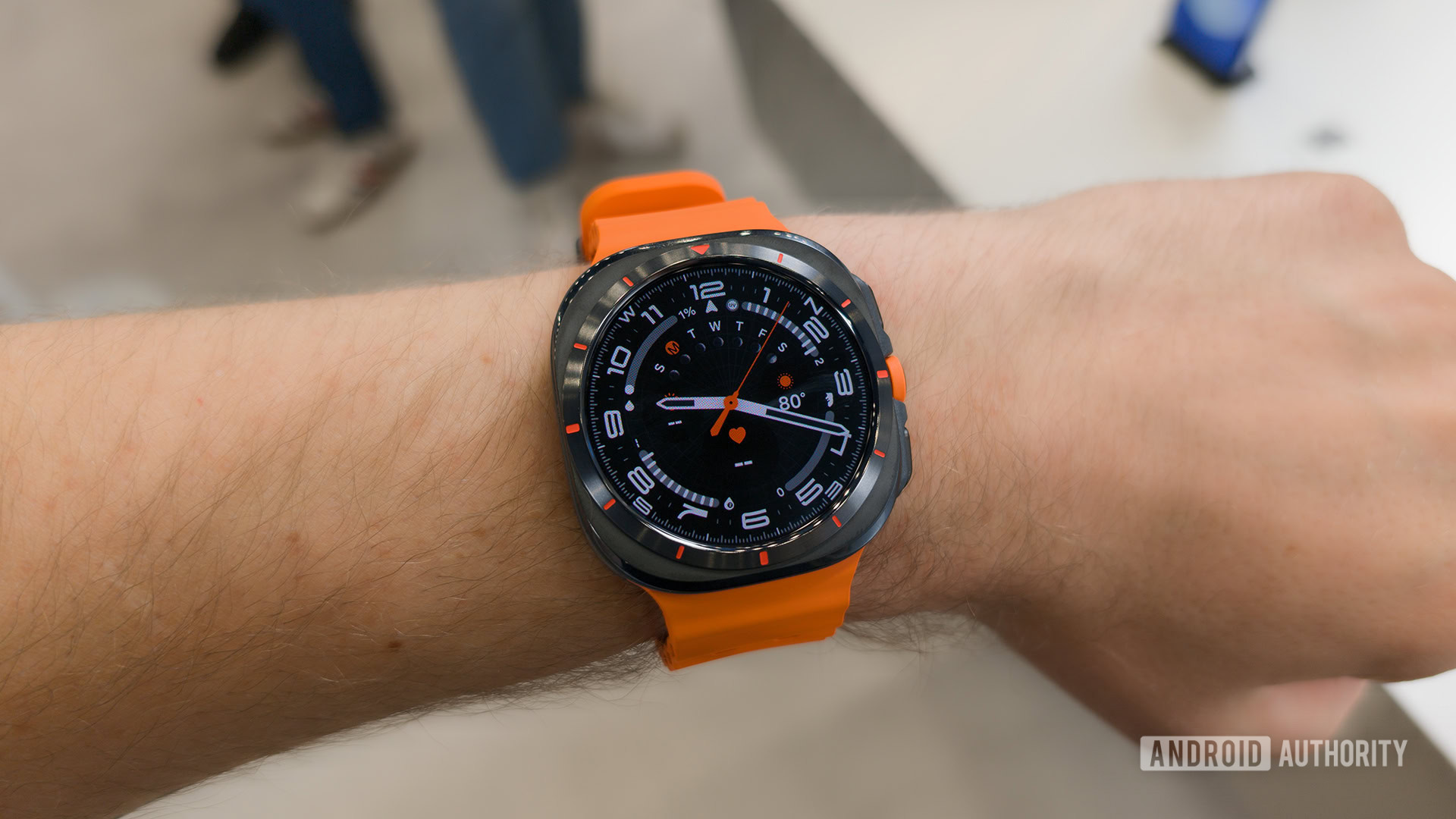 Samsung Galaxy Watch Ultra on Male Wrist Samsung Galaxy Watch Ultra on Male Wrist