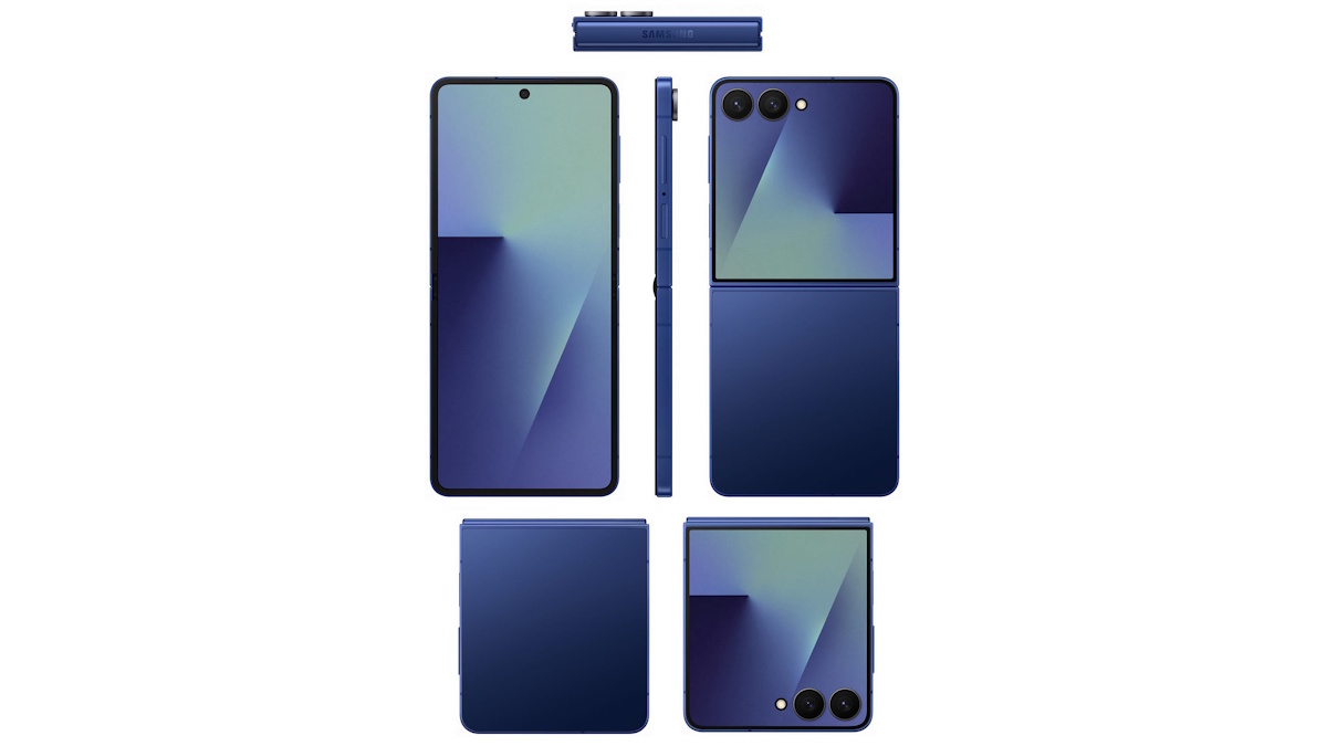 Samsung Galaxy Z Flip 7 Blue Shadow leaked color Samsung Galaxy Z Flip 7 Blue Shadow leaked color