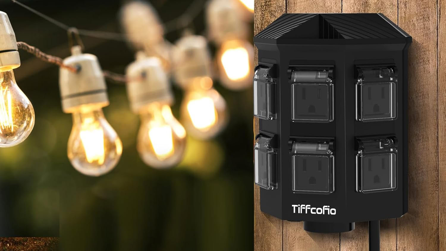 Tiffcofio Outdoor Power Stake Tiffcofio Outdoor Power Stake
