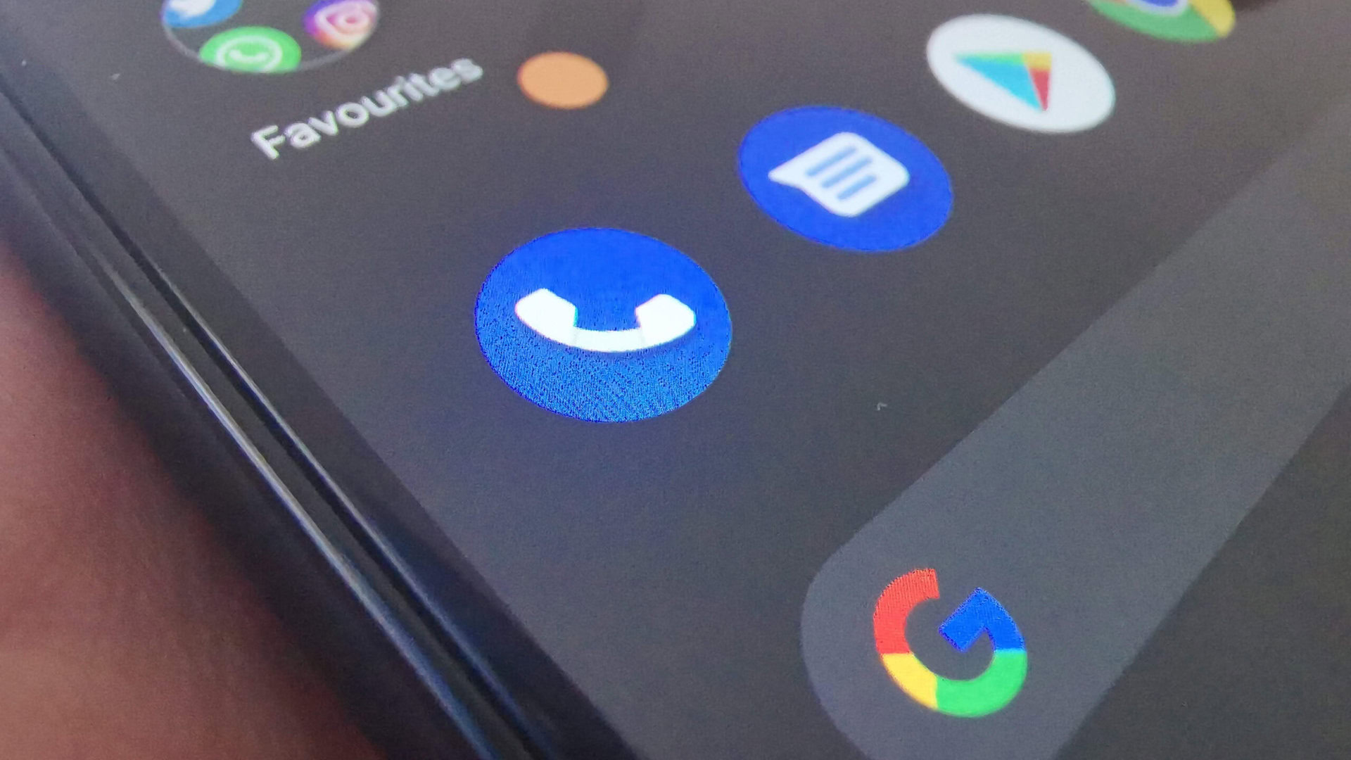 google dialer home menu The Google Phone Dialer icon on a Pixel phone.