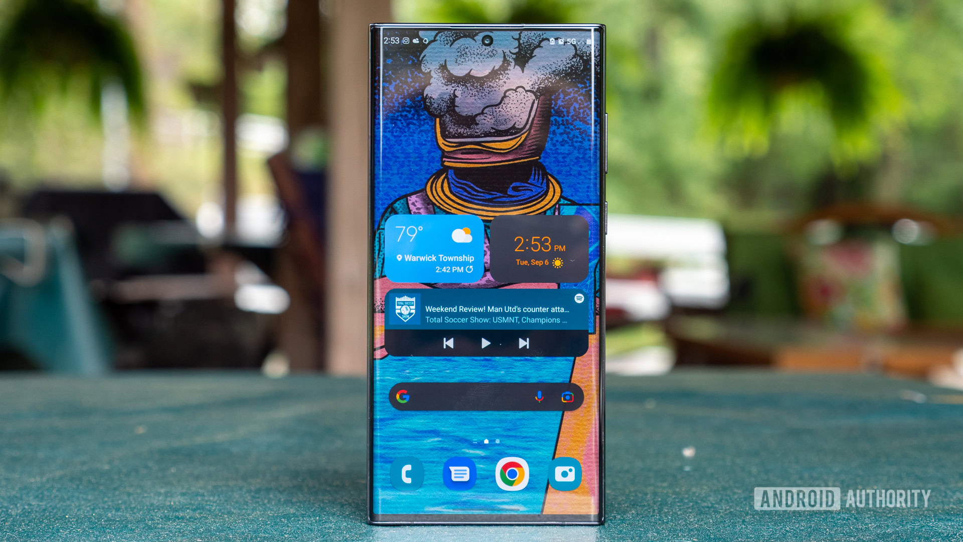 samsung galaxy s22 ultra home screen standing samsung galaxy s22 ultra home screen standing