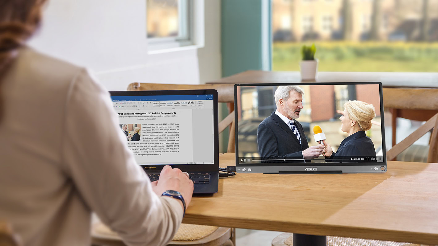 ASUS ZenScreen 15.6 inch portable monitor (MB16ACE) featured ASUS ZenScreen 15.6 inch portable monitor (MB16ACE) featured