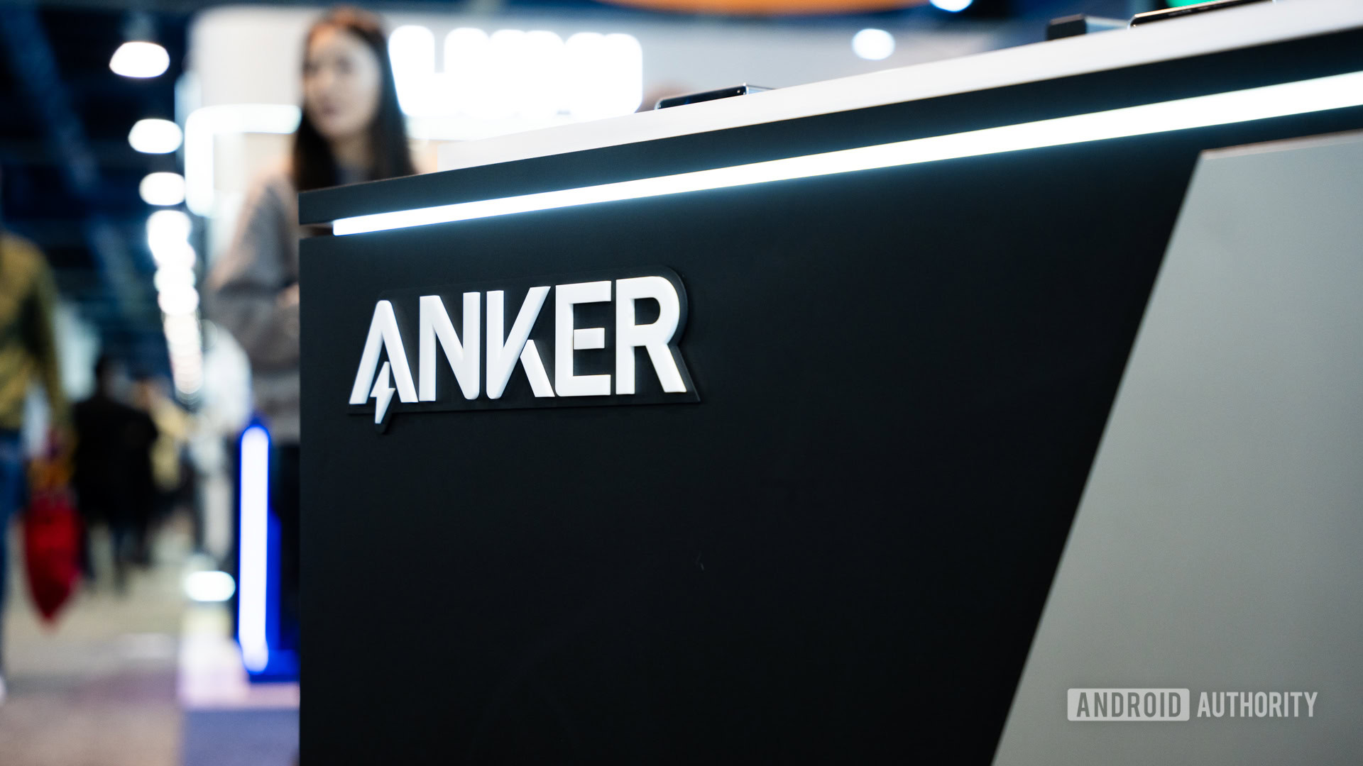 Anker logo at CES 2025 Stock photo Anker logo at CES 2025 Stock photo