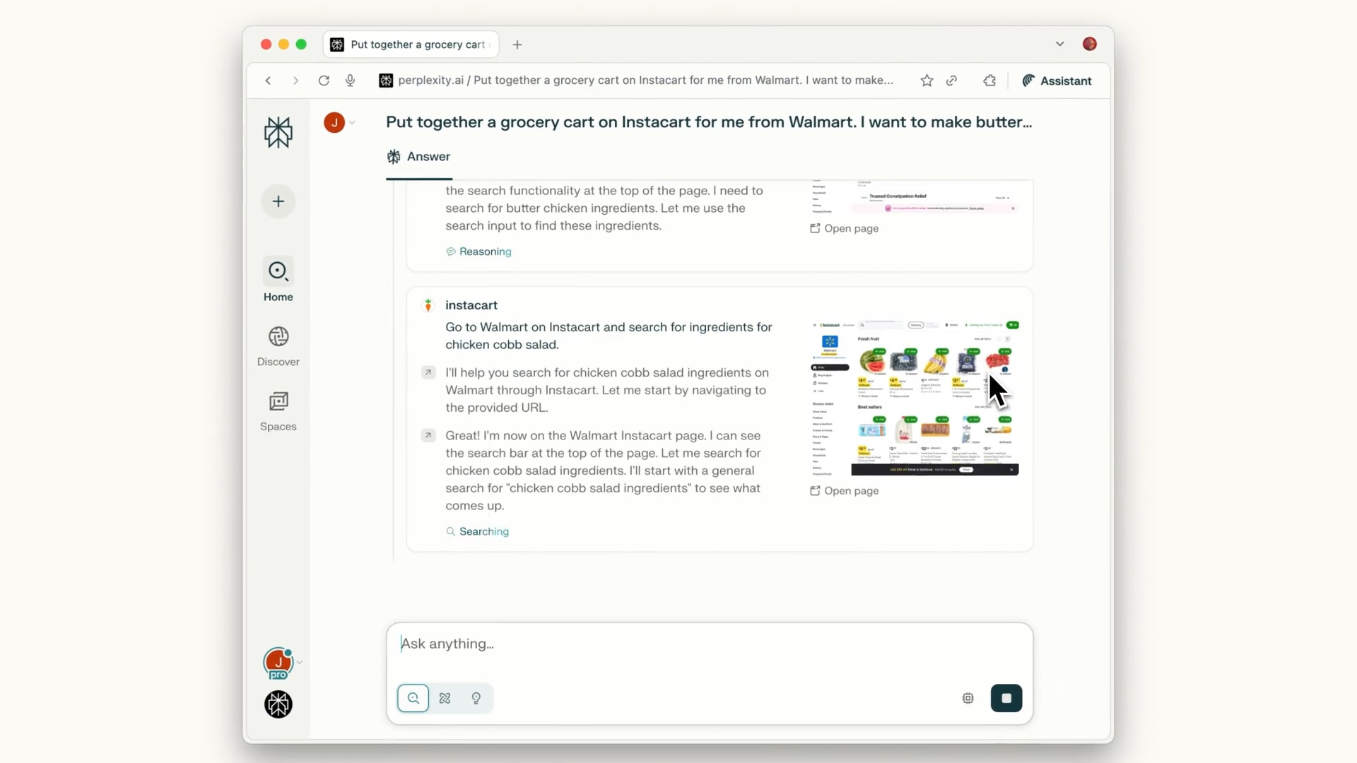Comet browser Comet browser