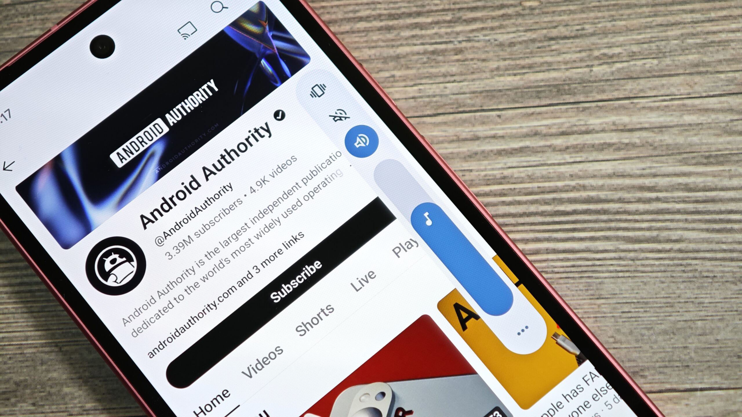 Old volume slider UI in Android Old volume slider UI in Android