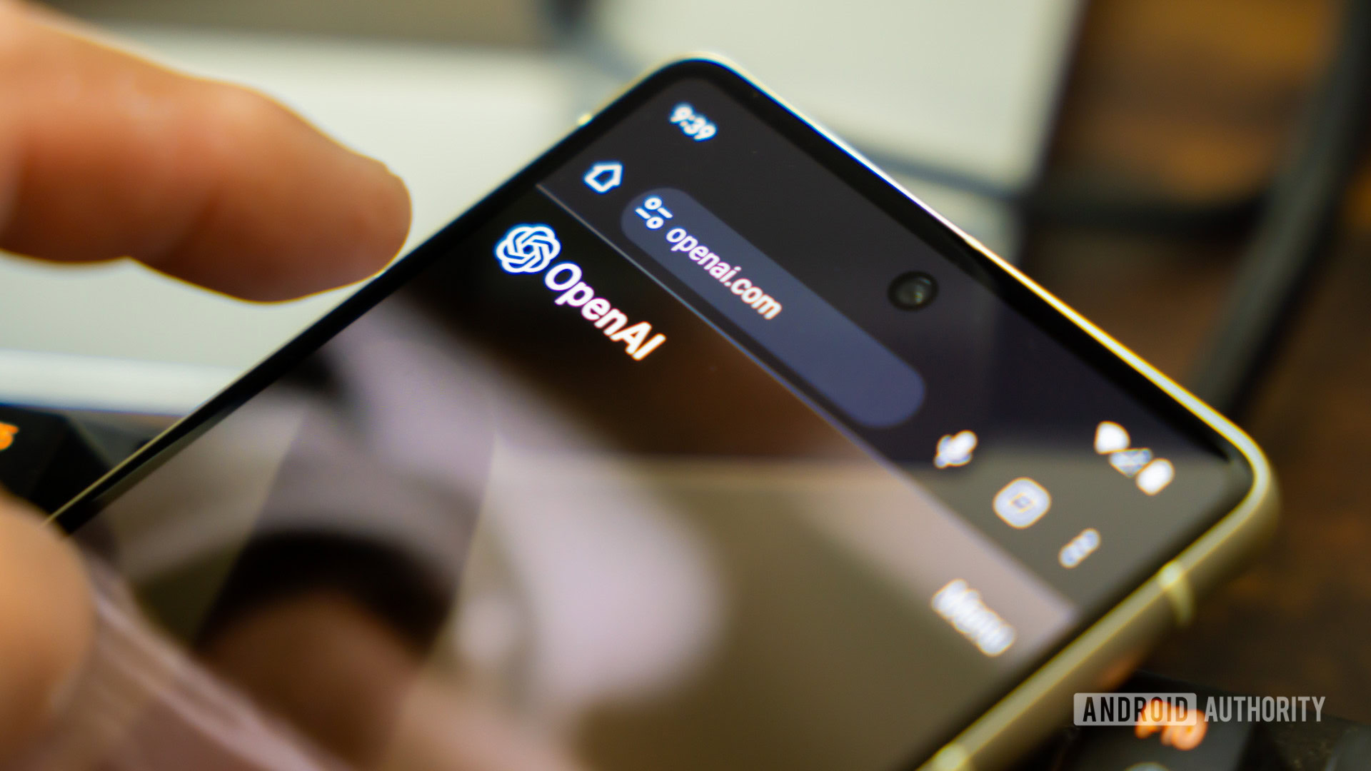 OpenAI on website on smartphone stock photo (3) OpenAI on website on smartphone stock photo (3)