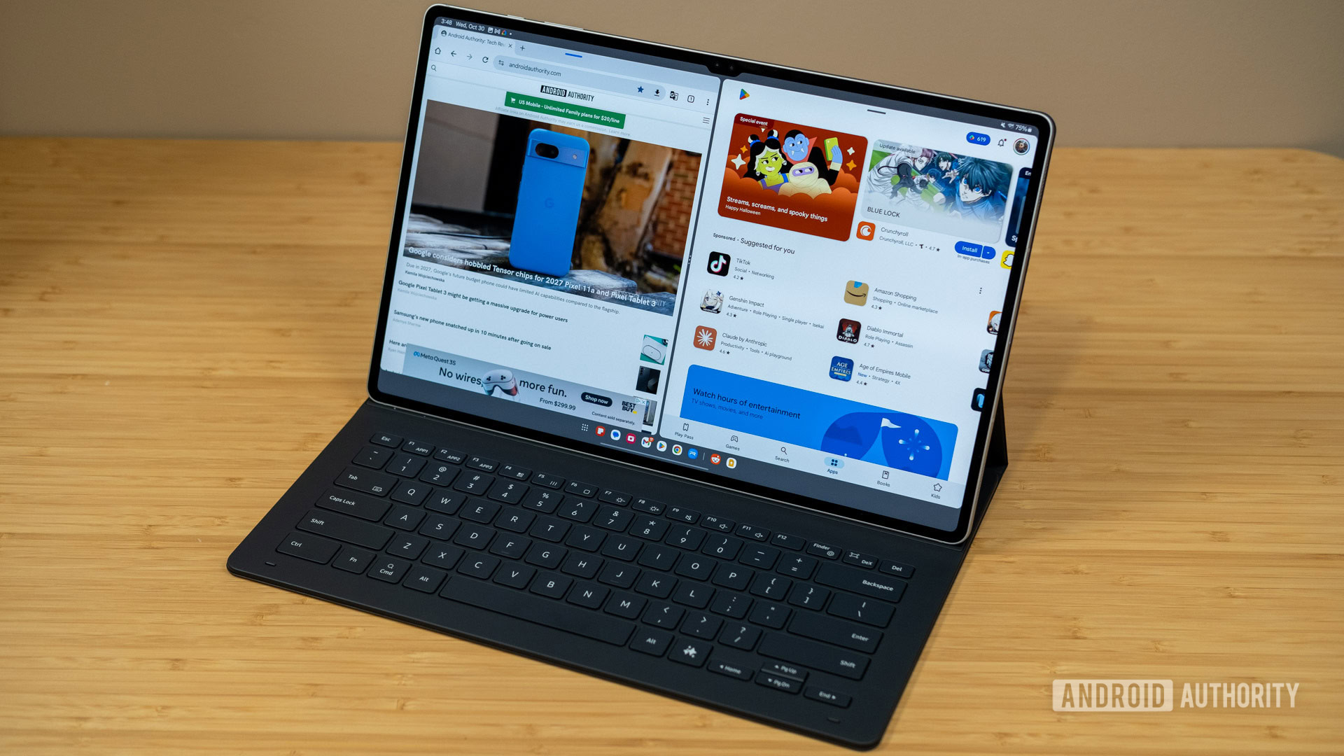 Samsung galaxy tab s10 ultra 7 Samsung galaxy tab s10 ultra keyboard case open