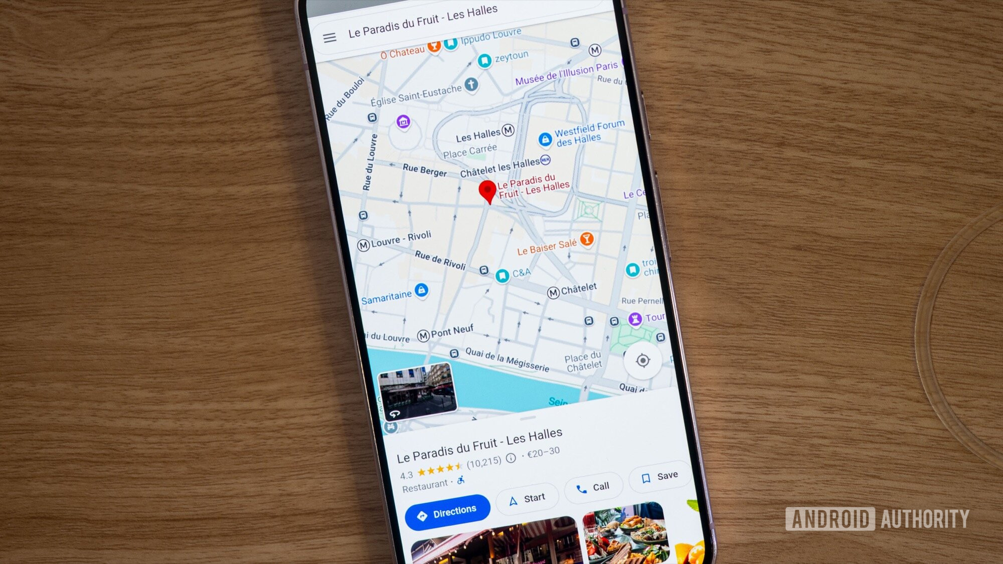 google maps go search place