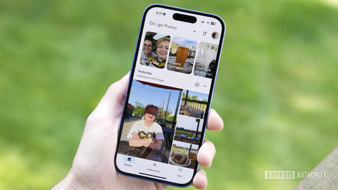 google photos iphone app june 2025 3 Google Photos app running on an iPhone.