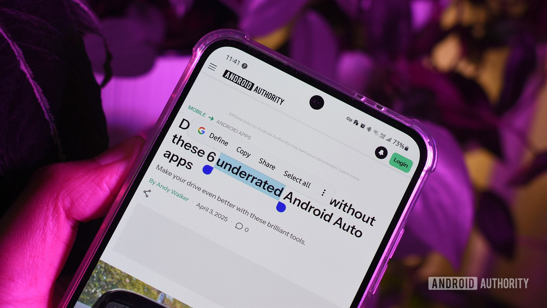 text selection shortcuts android 1