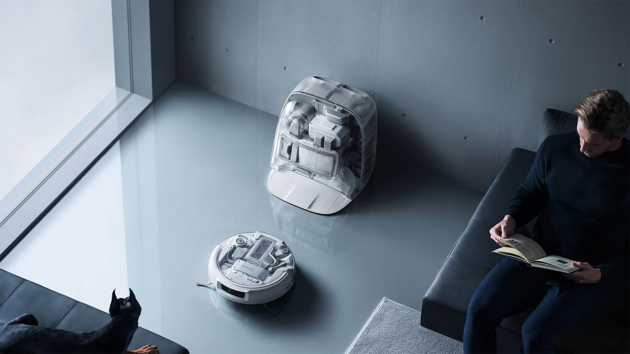DJI Romo p robot vacuum cleaner