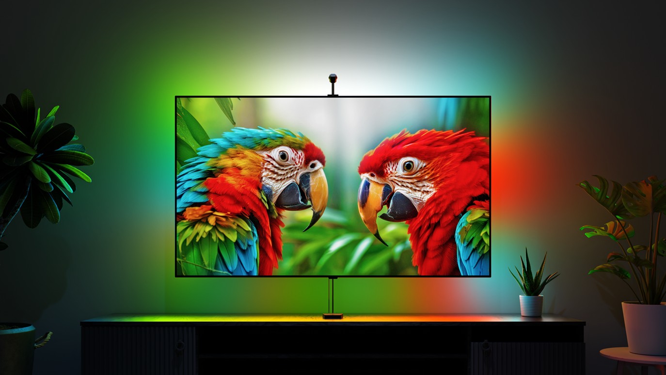 Nanoleaf 4D V2 Screen Mirror and Lightstrip Kit Press Image 1