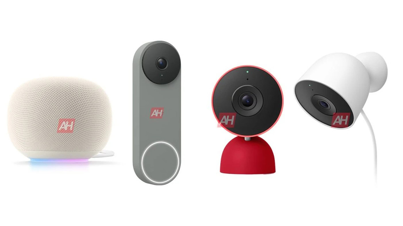 New Google Nest Speaker Cam Doorbell Renders