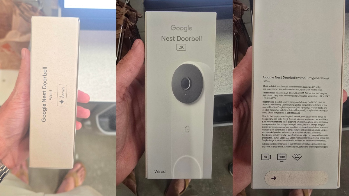 Google Nest Doorbell 2K 3 Google Nest Doorbell 2K 3