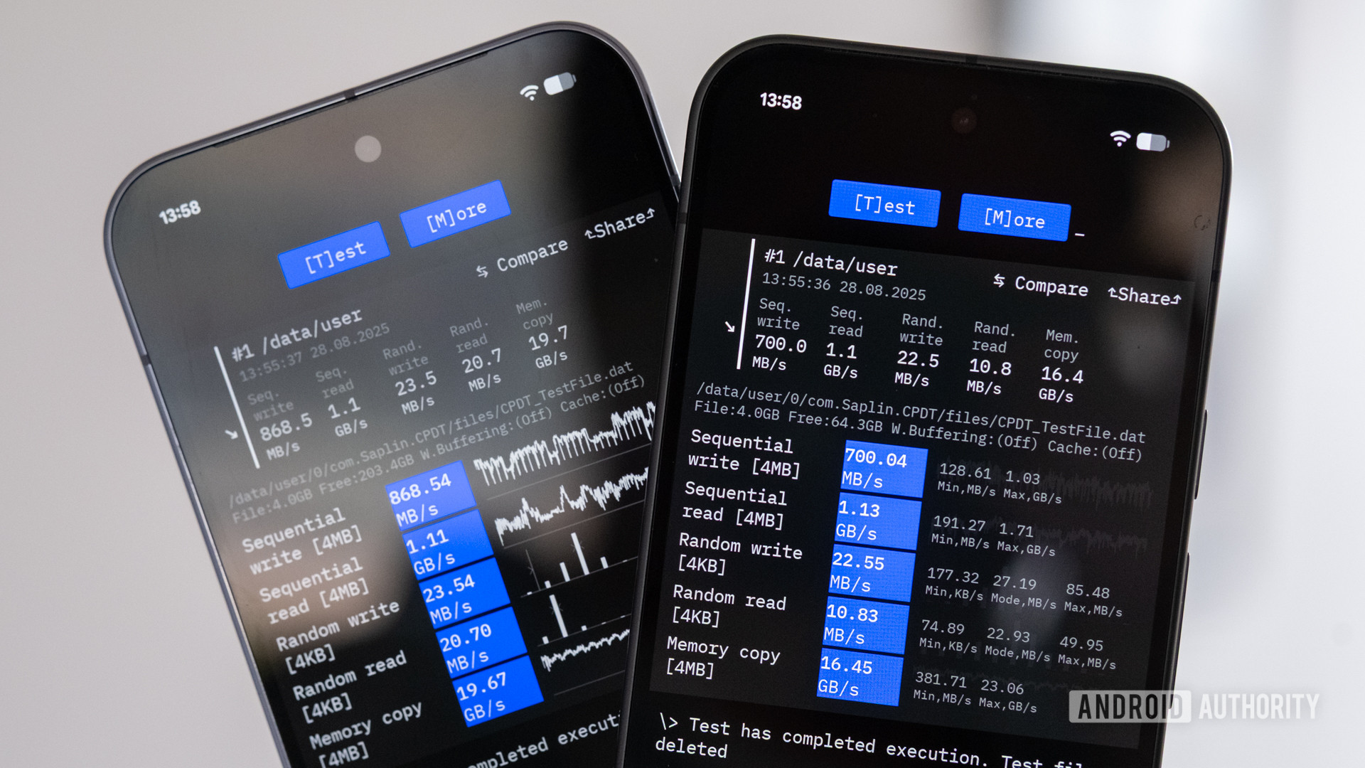 Google Pixel 10 UFS memory test Google Pixel 10 UFS memory test