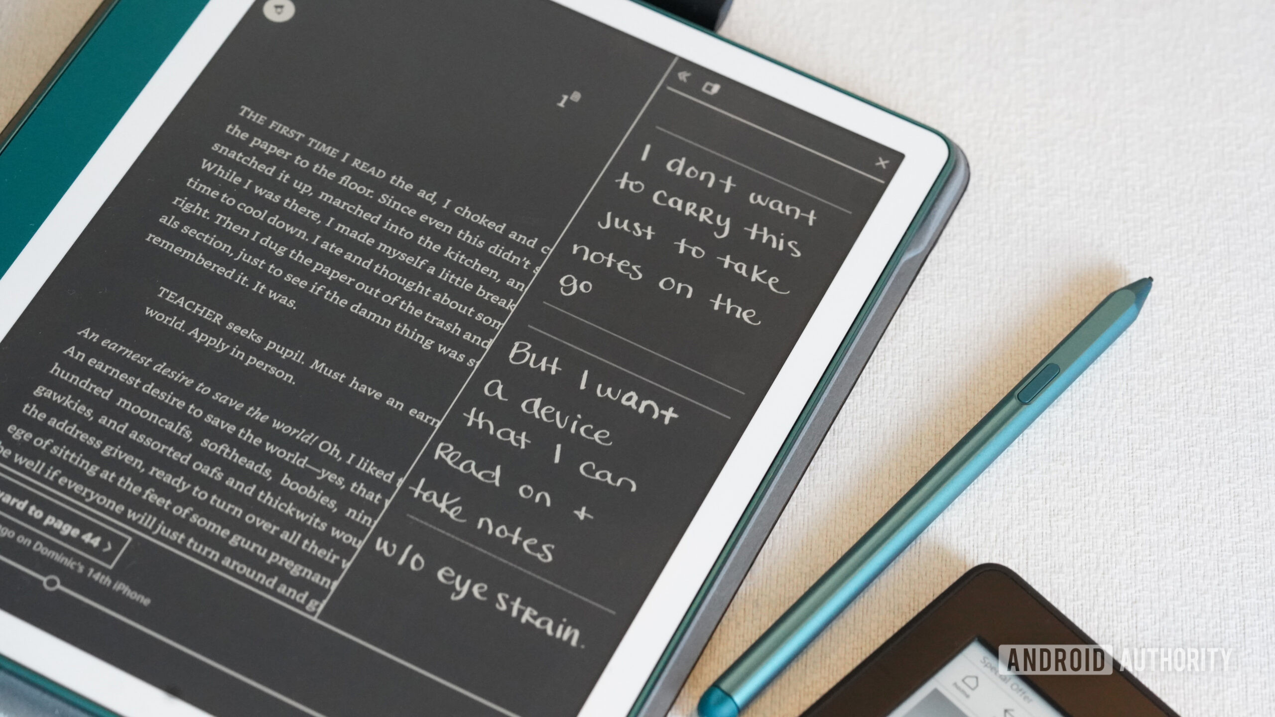 Kindle Scribe Book Notes