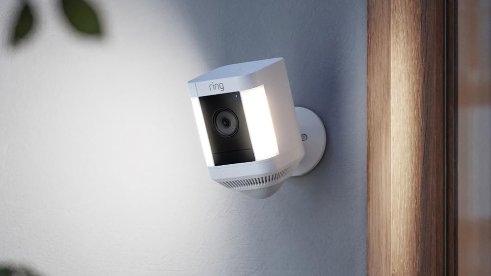 Ring Spotlight Cam Plus in patio