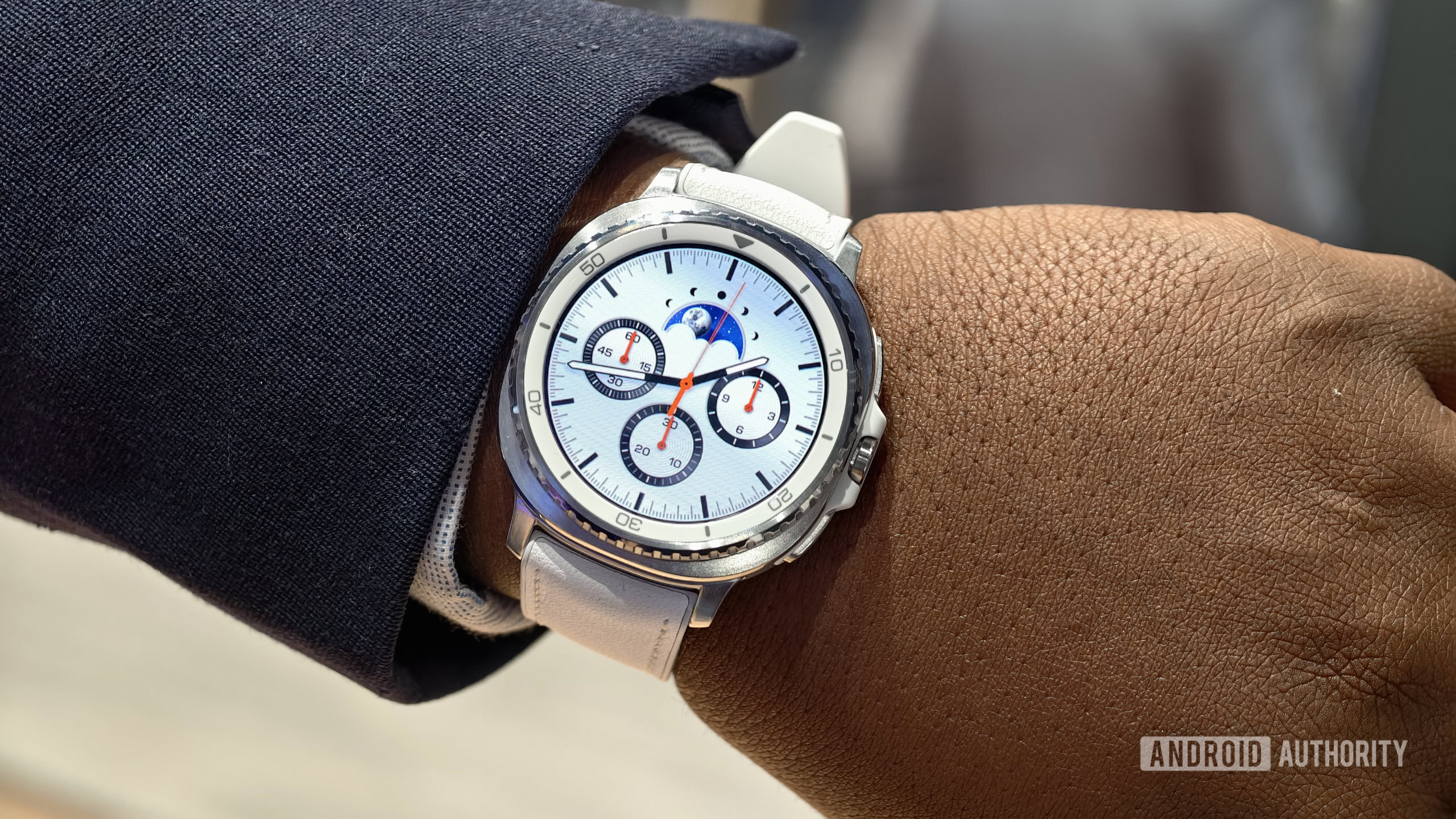 Samsung Galaxy Watch 8 Classic on wrist Samsung Galaxy Watch 8 Classic on wrist