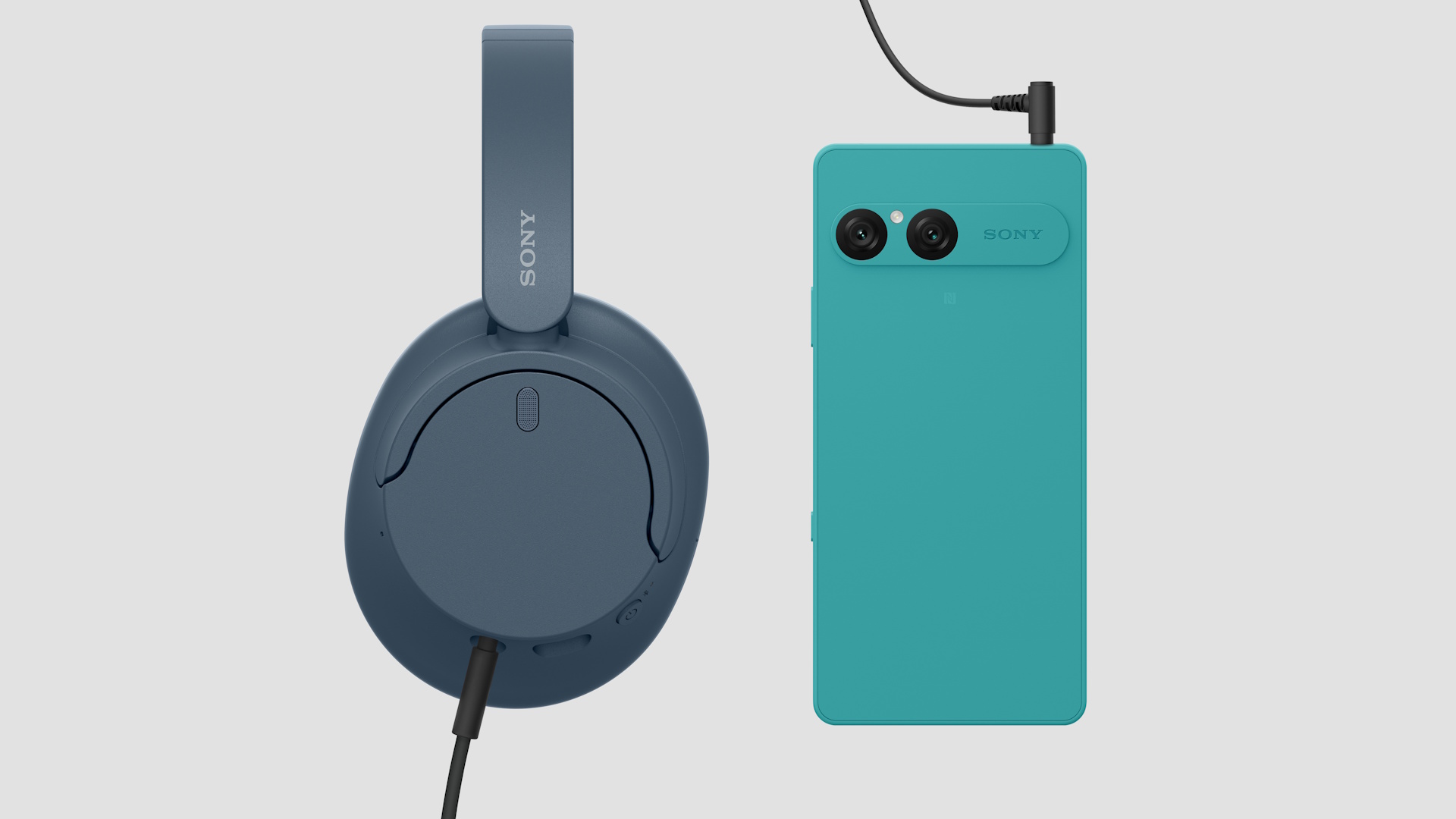 Sony Xperia 10 VII 3.5mm headphone jack turquoise