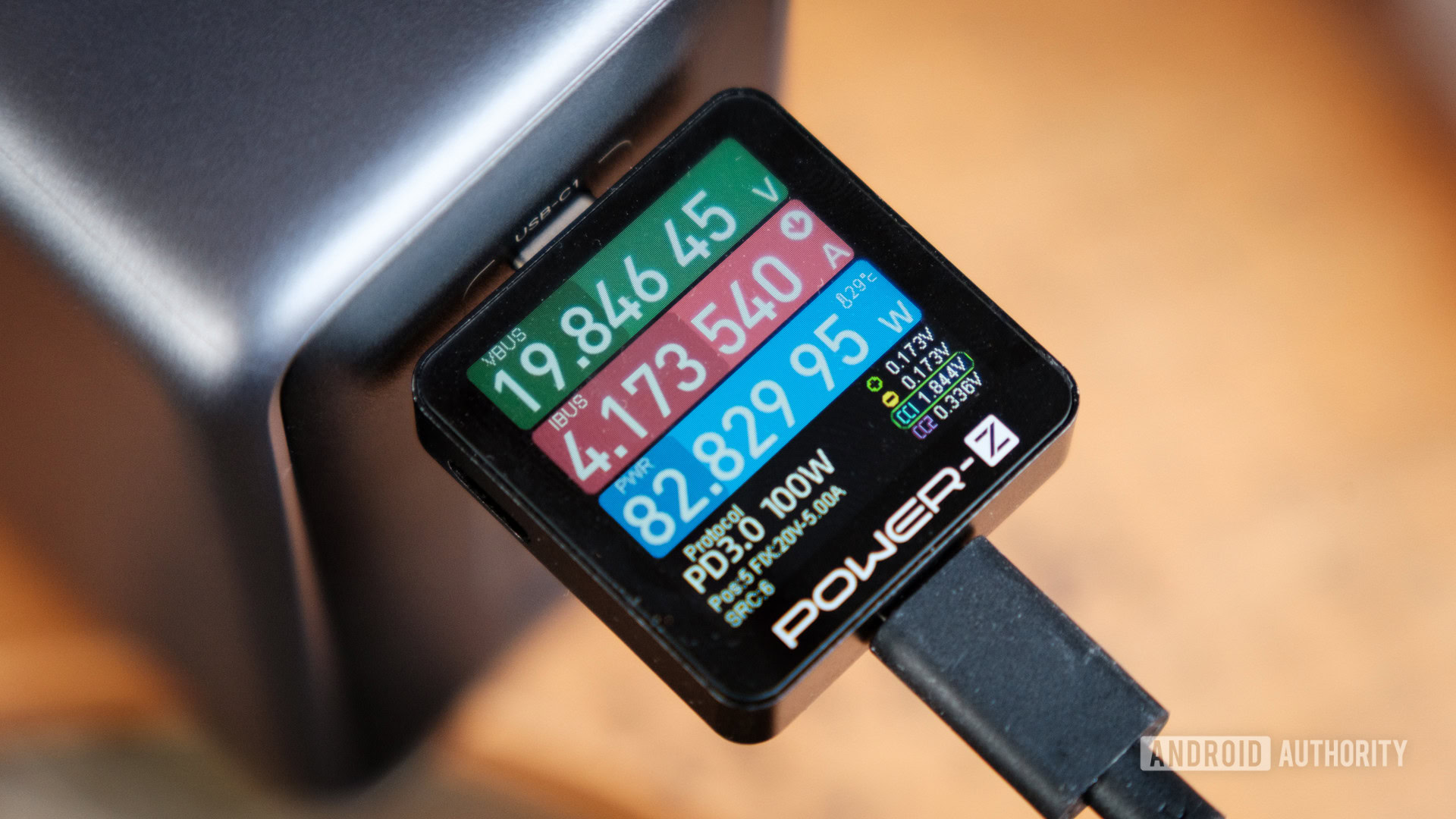 USB C charging tester 100W