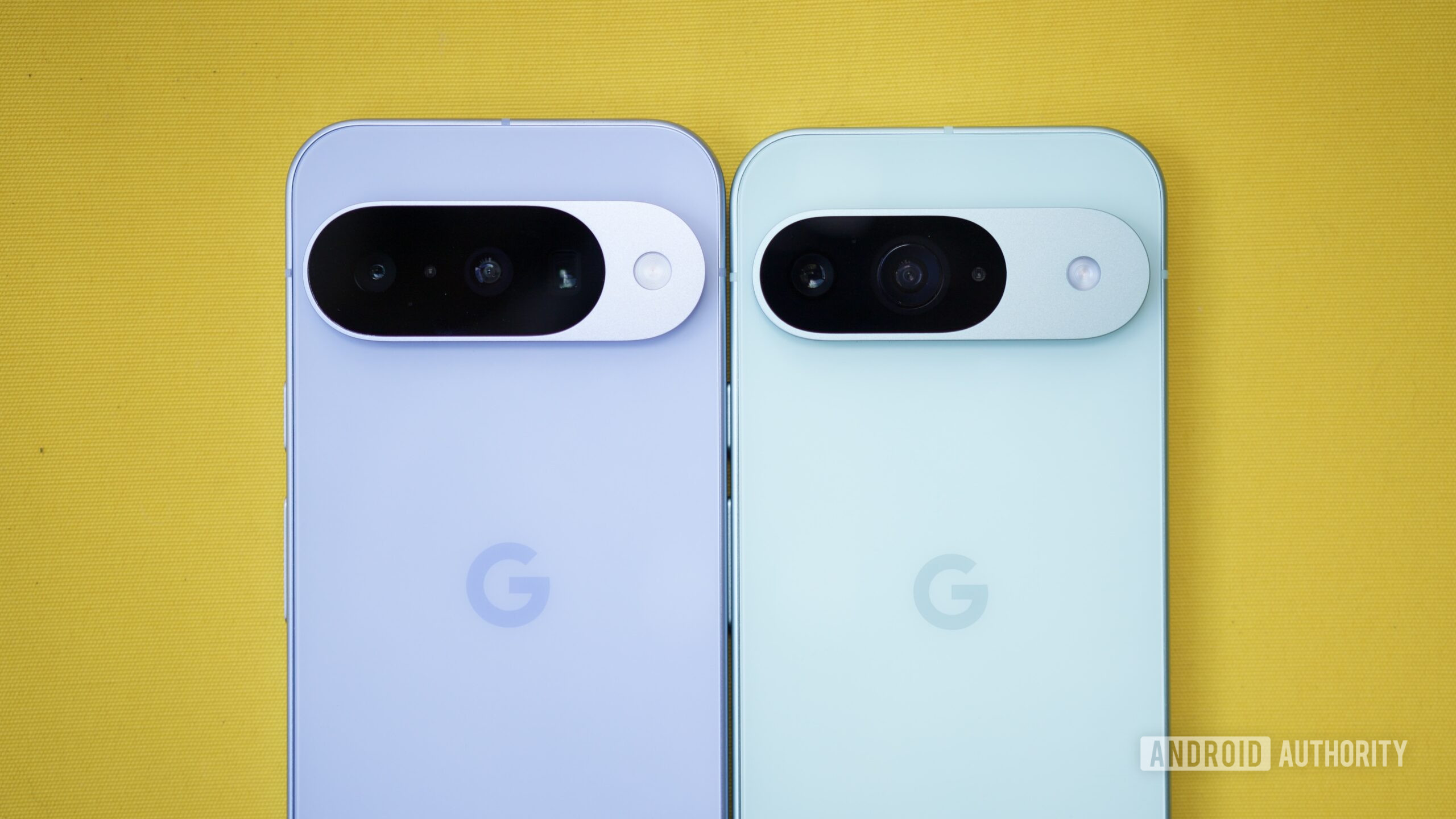 google pixel 10 and pixel 9 cameras The Google Pixel 10 next to the Google Pixel 9.