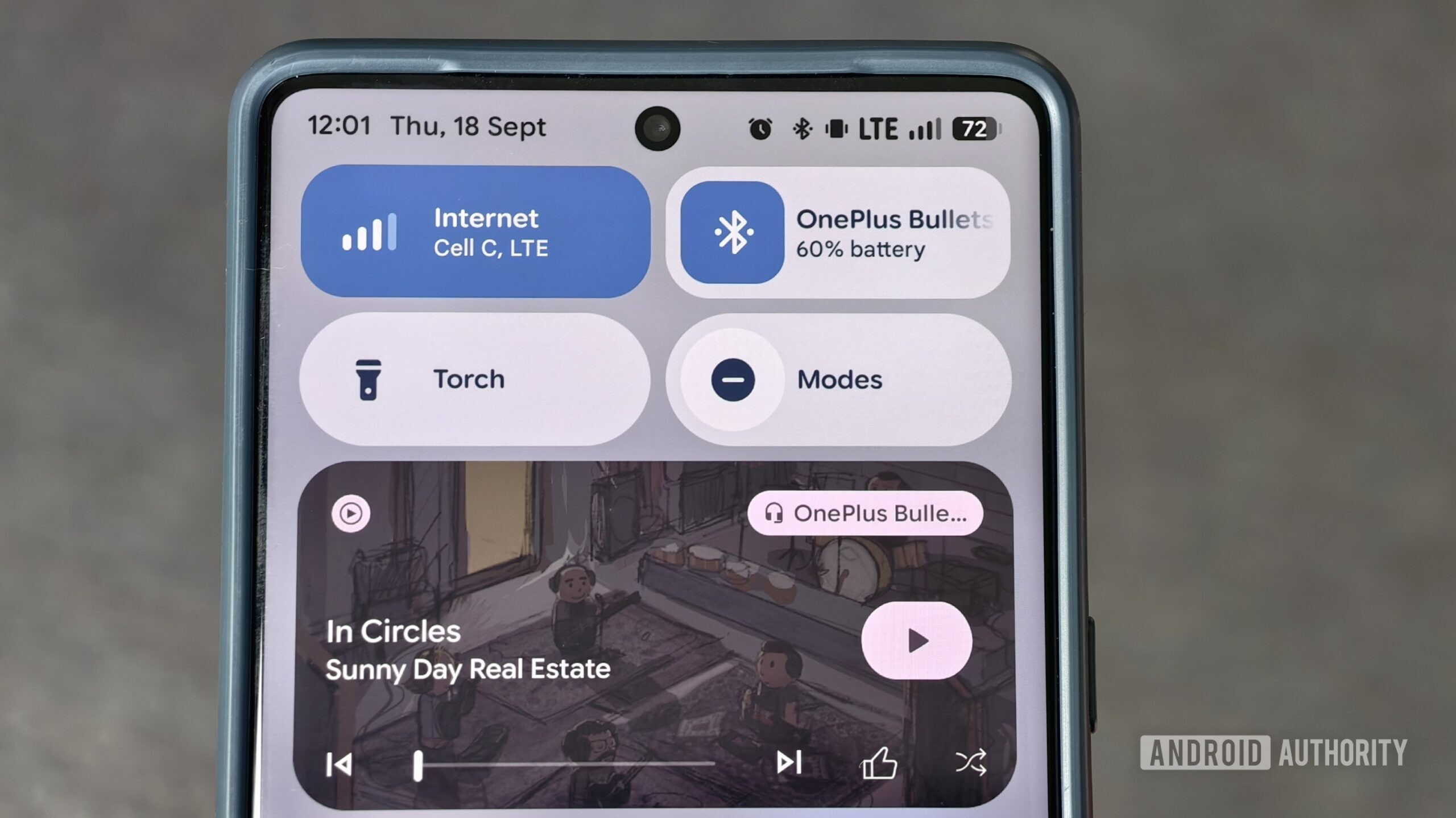 Android 16 expressive Bluetooth toggle