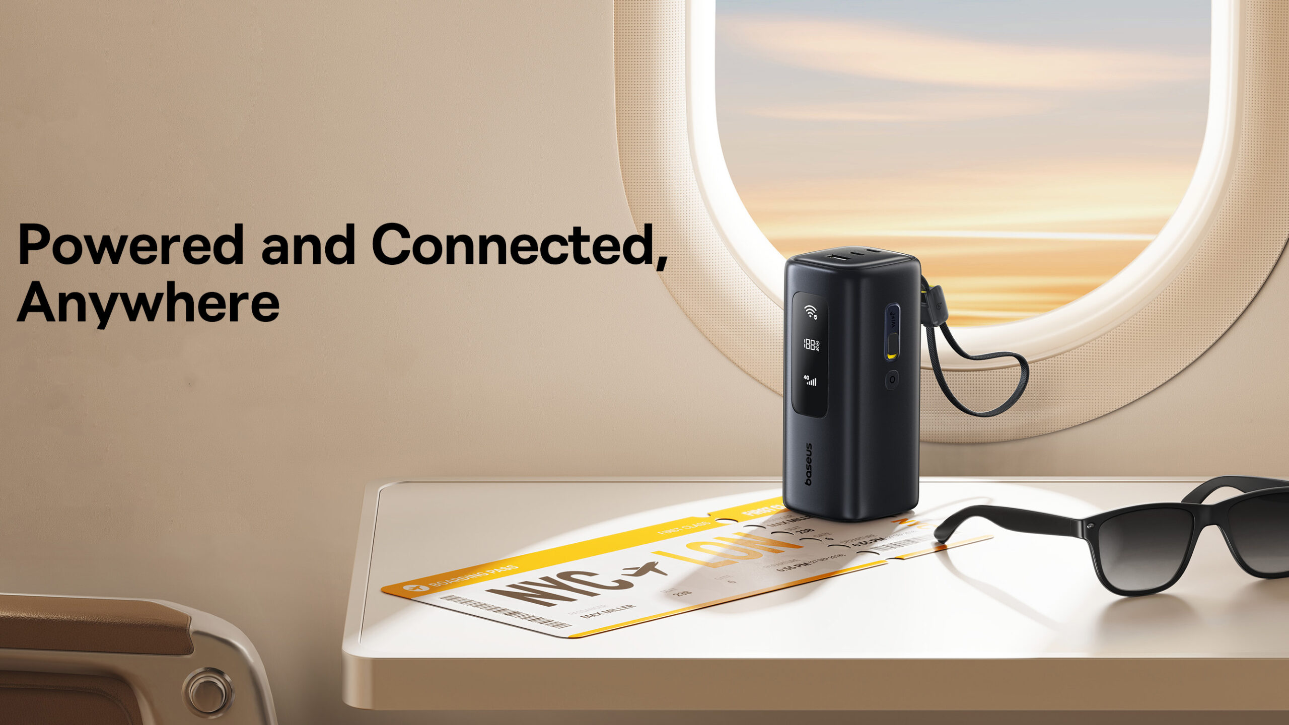 Baseus EnerGeek GX11 on plane