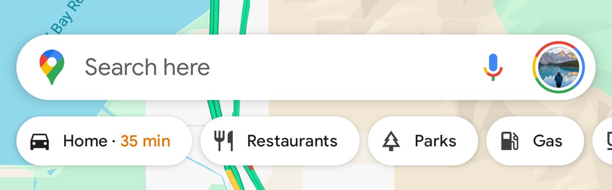 Google Maps Home Chip ETA from Discord