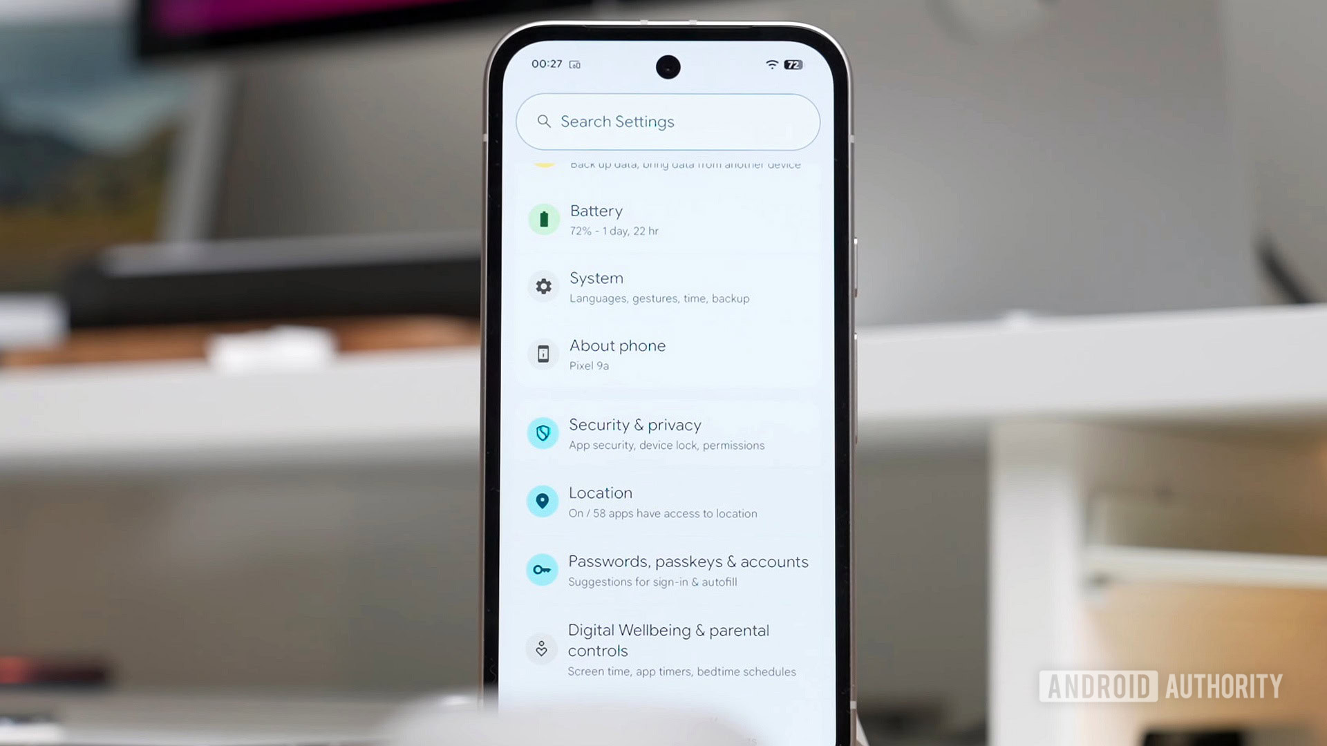 android 16 qpr1 beta 1 settings app icons