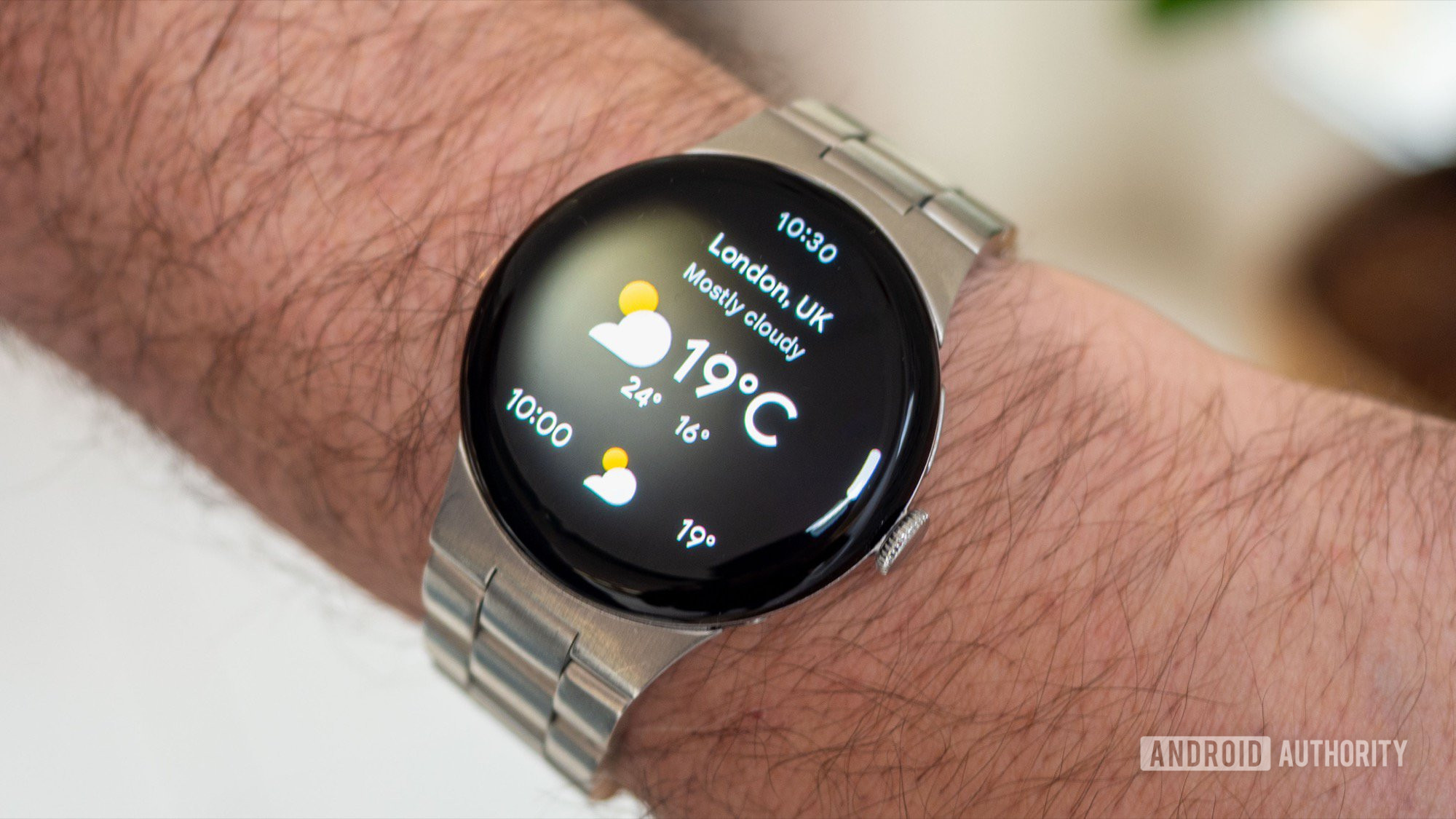 google pixel watch 4 weather