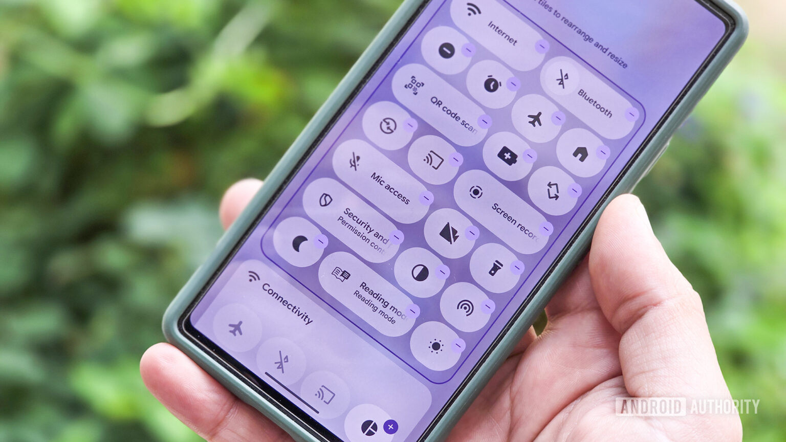 Android 16 quick settings customization