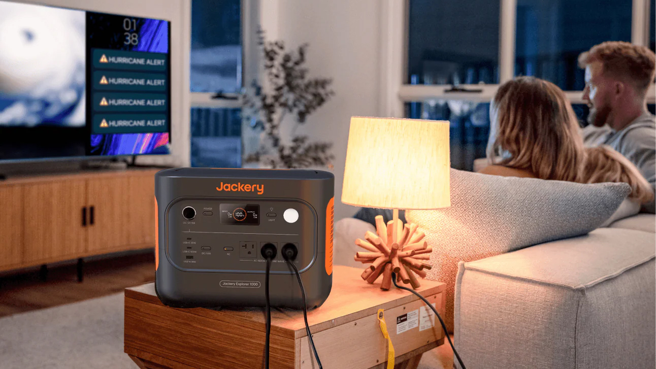 Jackery Explorer 1000 V2 Portable Power Station in living room