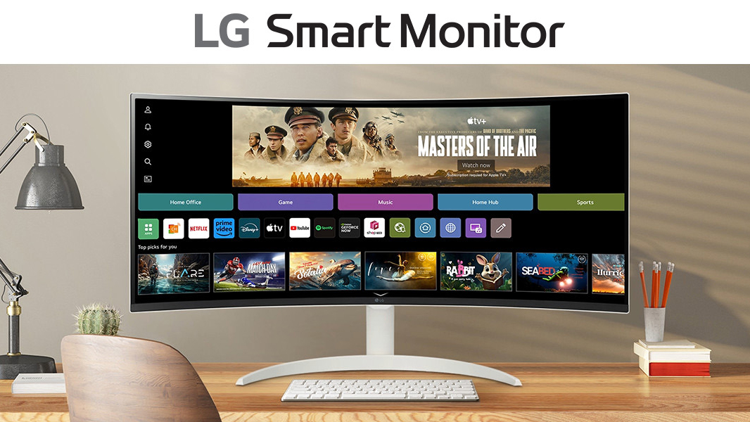 LG 34 inch Curved Smart Monitor