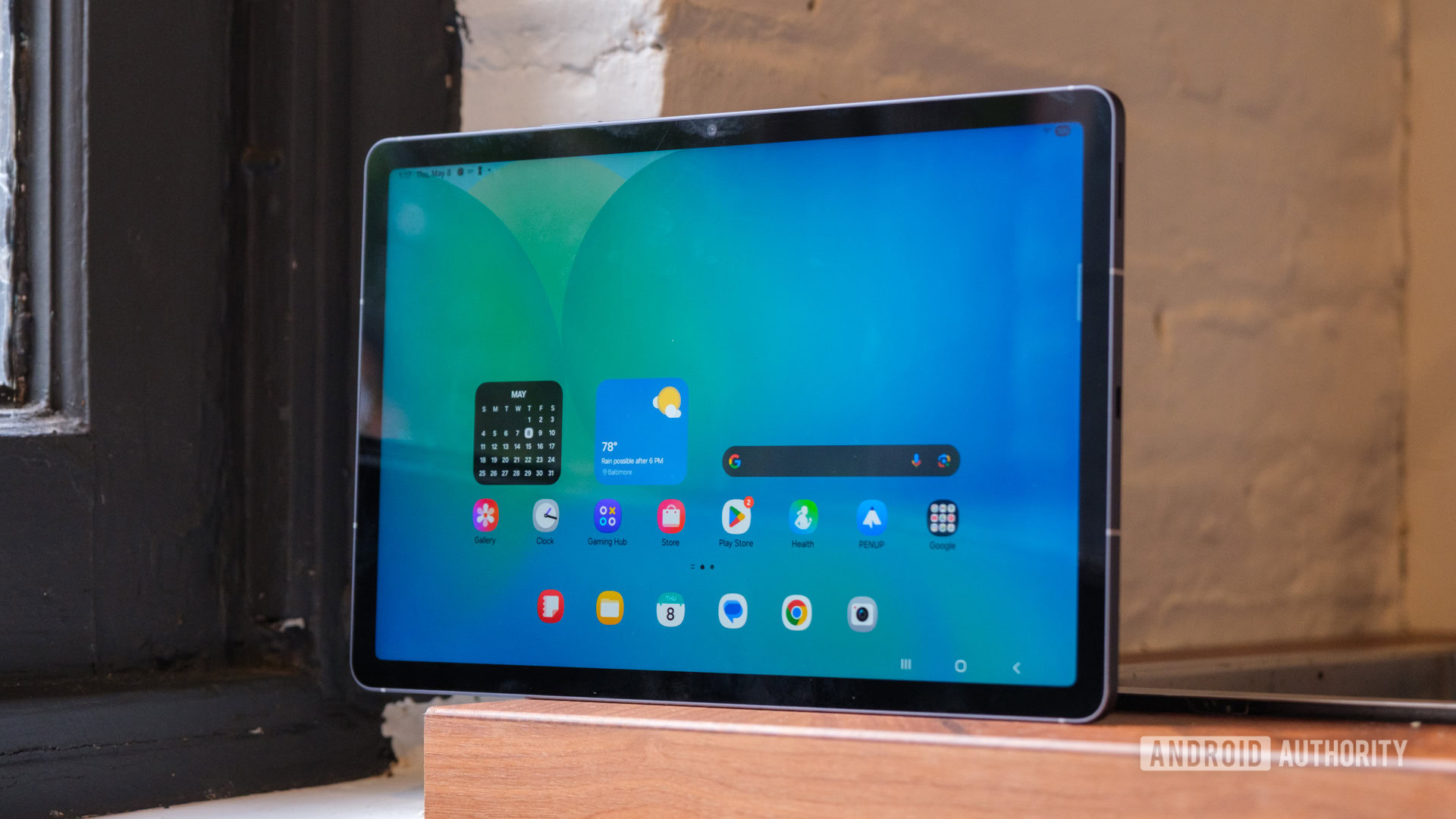 Samsung Galaxy Tab S10 FE home display