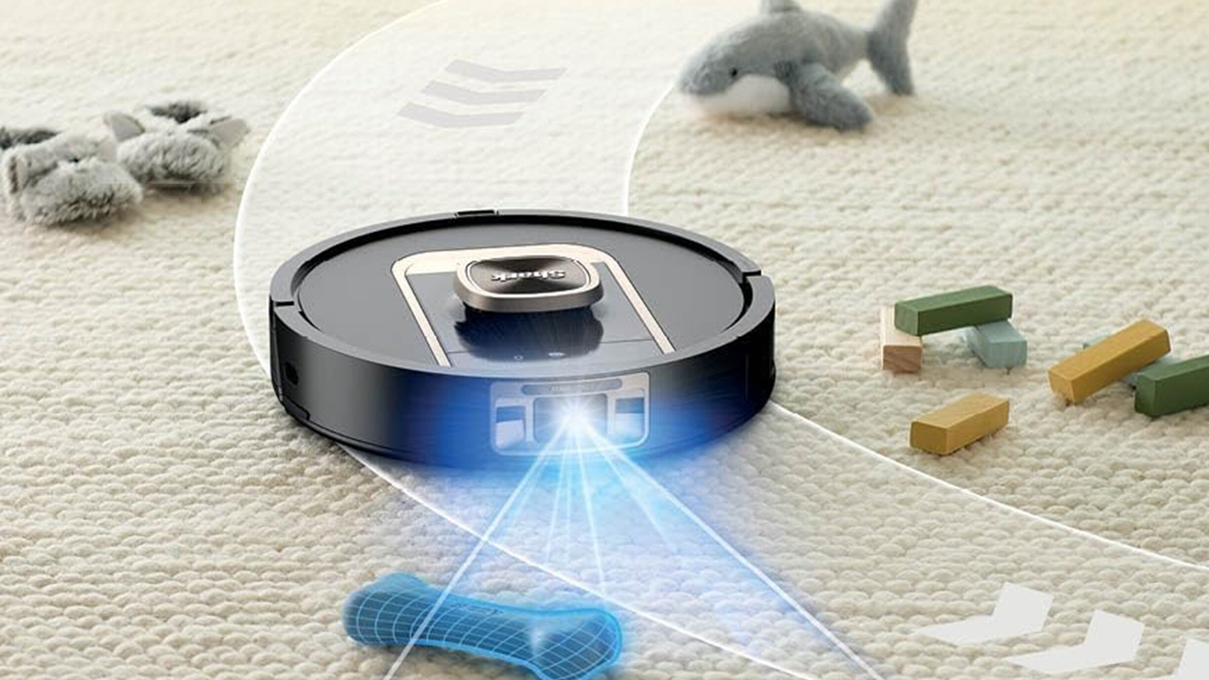 Shark PowerDetect ThermaCharged Robot Vacuum & Mop Press Image