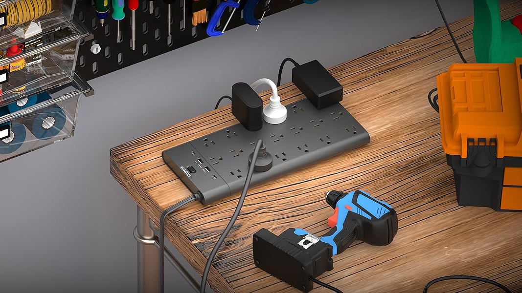 HOPOW Power Strip Surge Protector