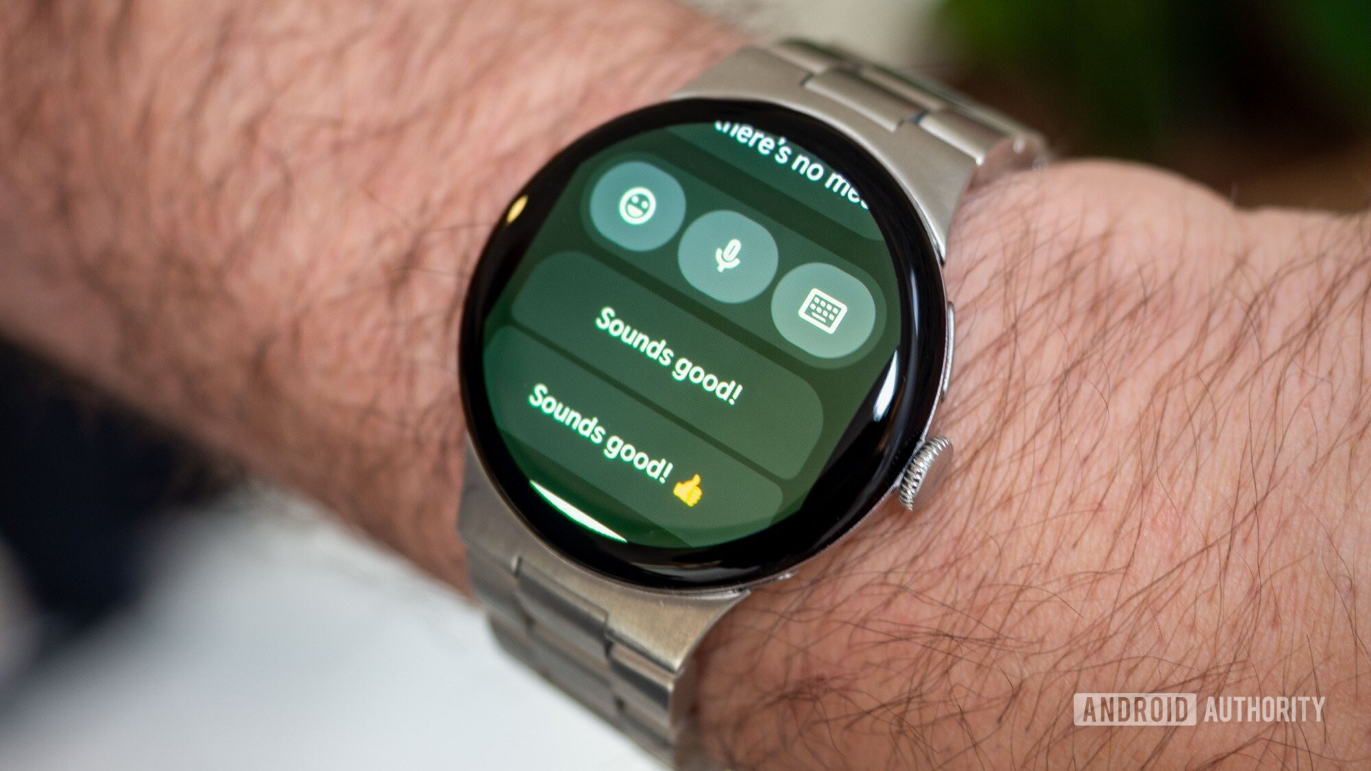 google pixel watch 4 smart replies