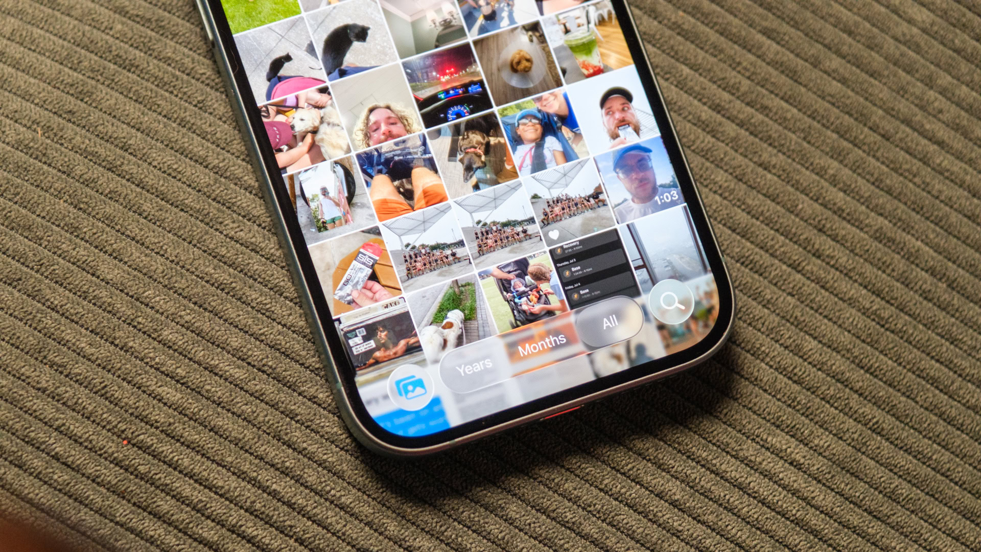 iOS 26 liquid glass photos