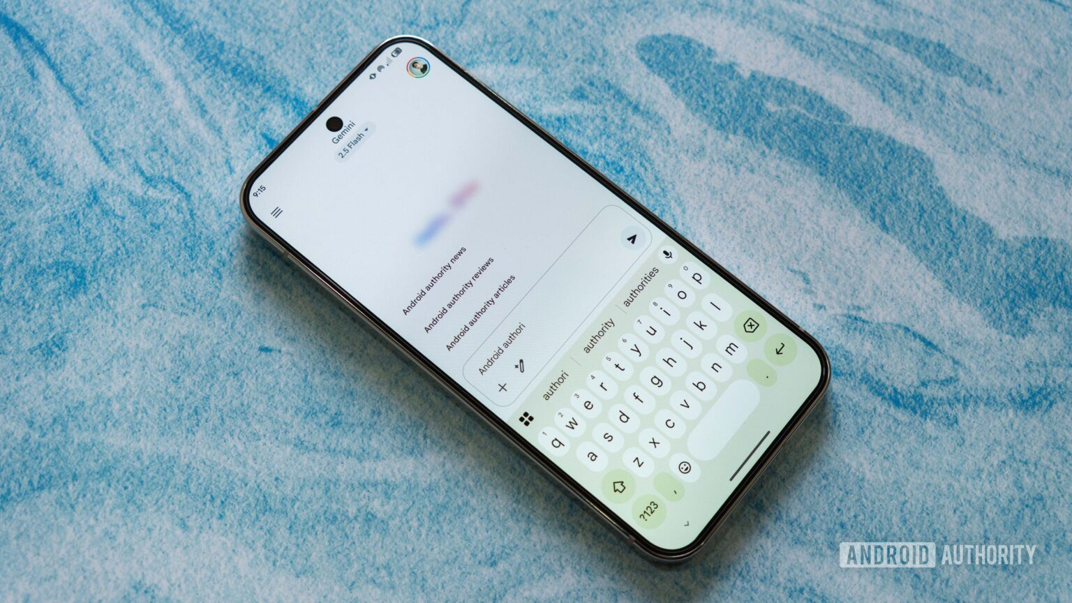 Google Gemini autocomplete for AI queries