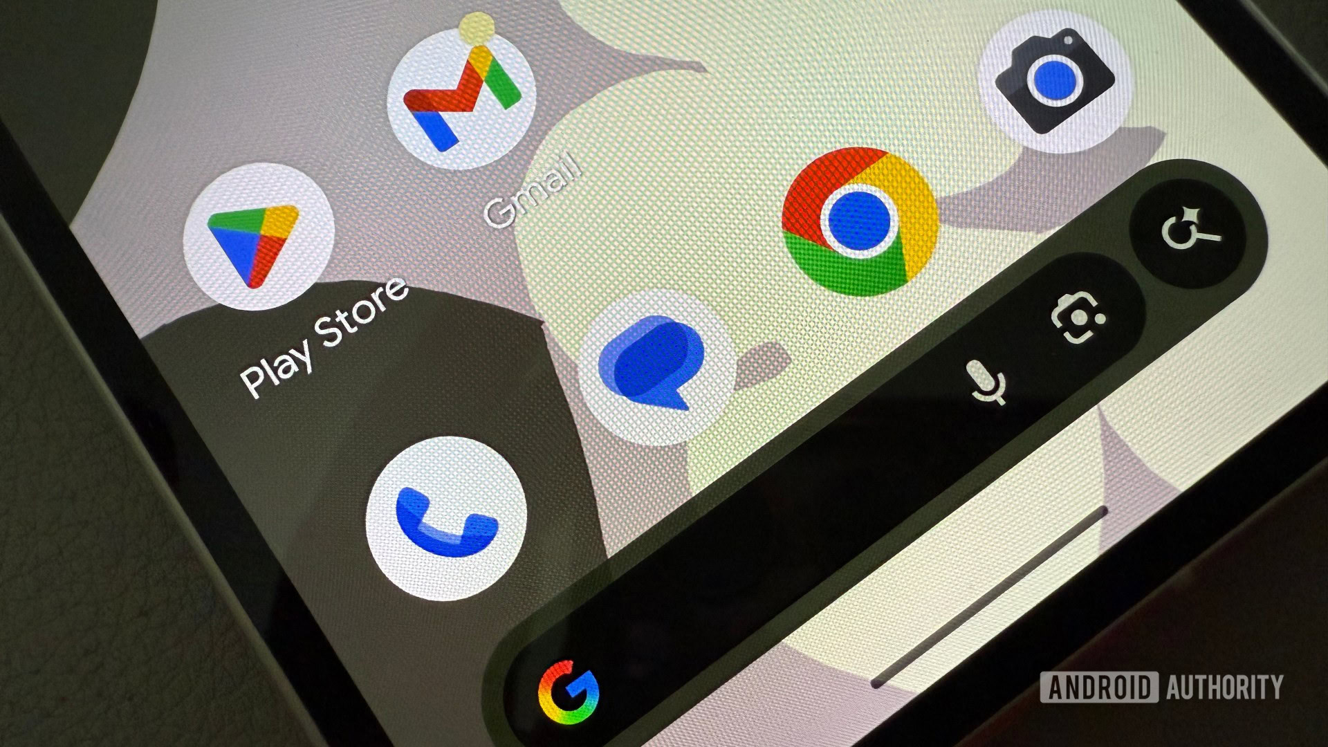 Google Messages Logo on Pixel 9a