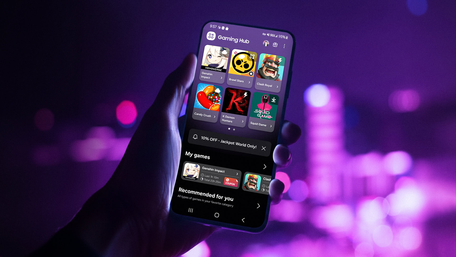 Samsung Mobile Gaming Hub 8.0