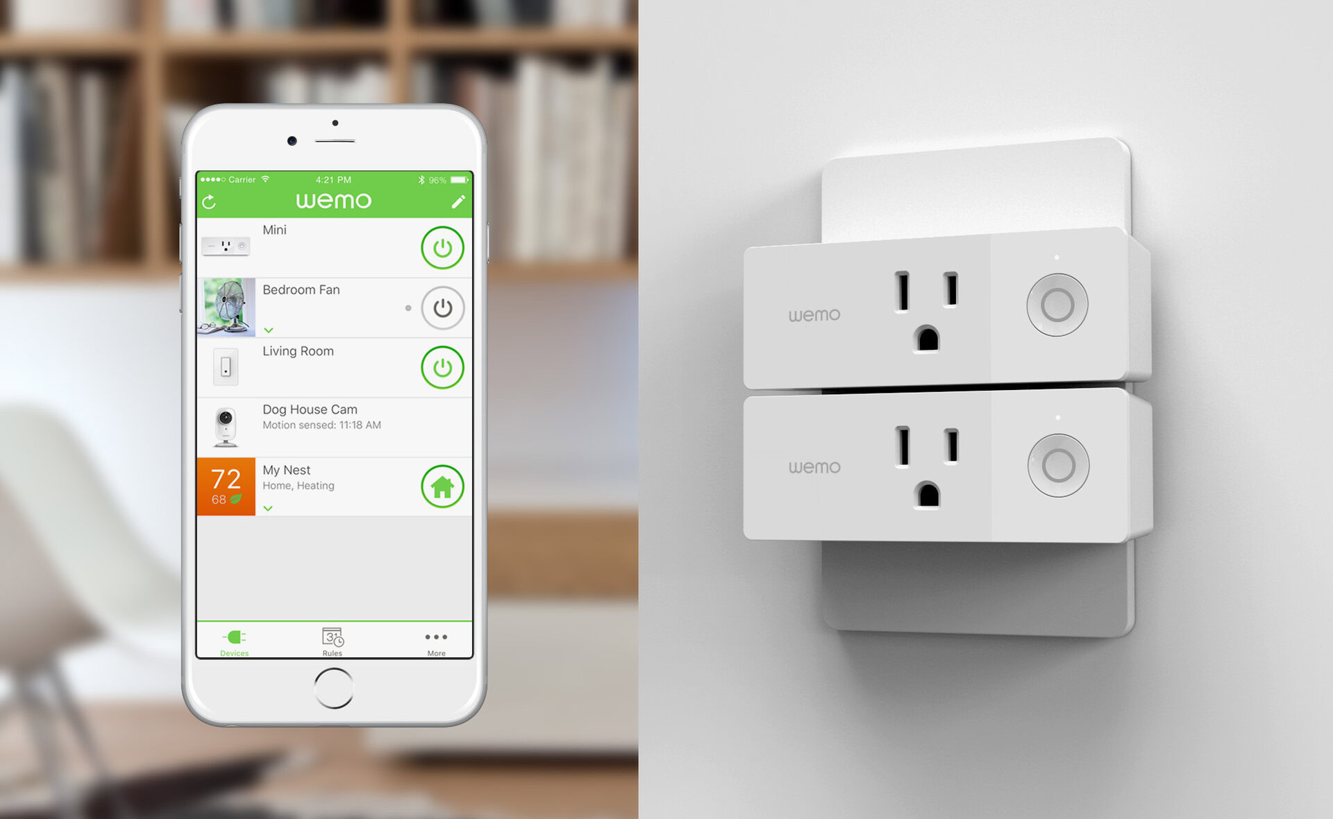 Wemo smart plugs