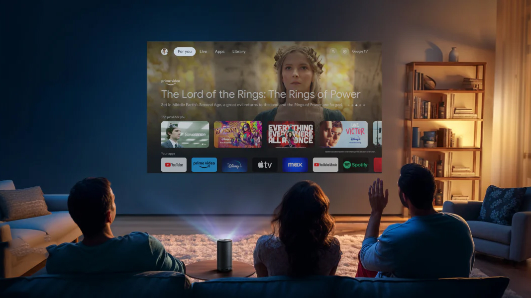 Anker NEBULA Capsule 3 in living room