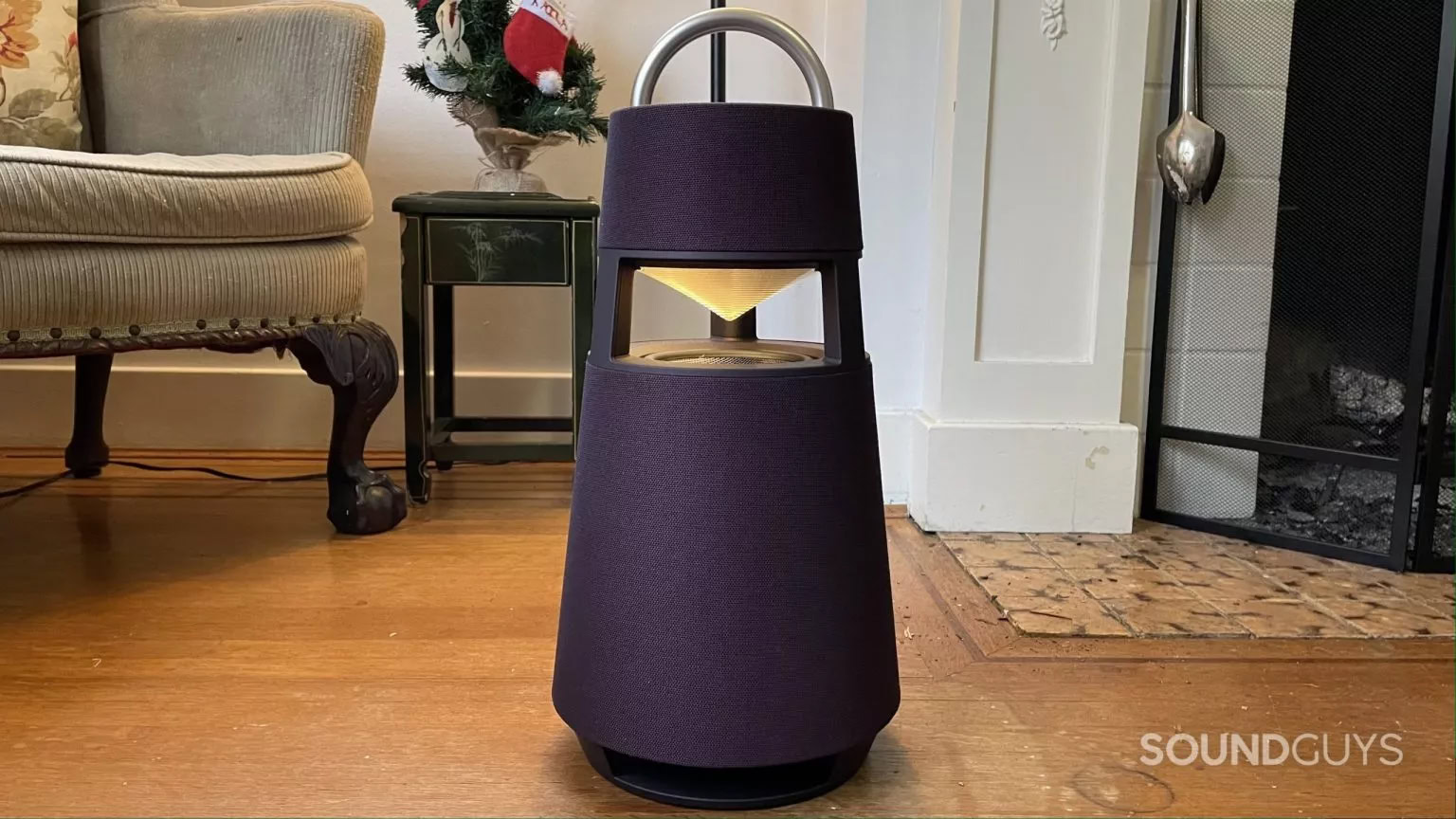 LG XBOOM 360 in living room