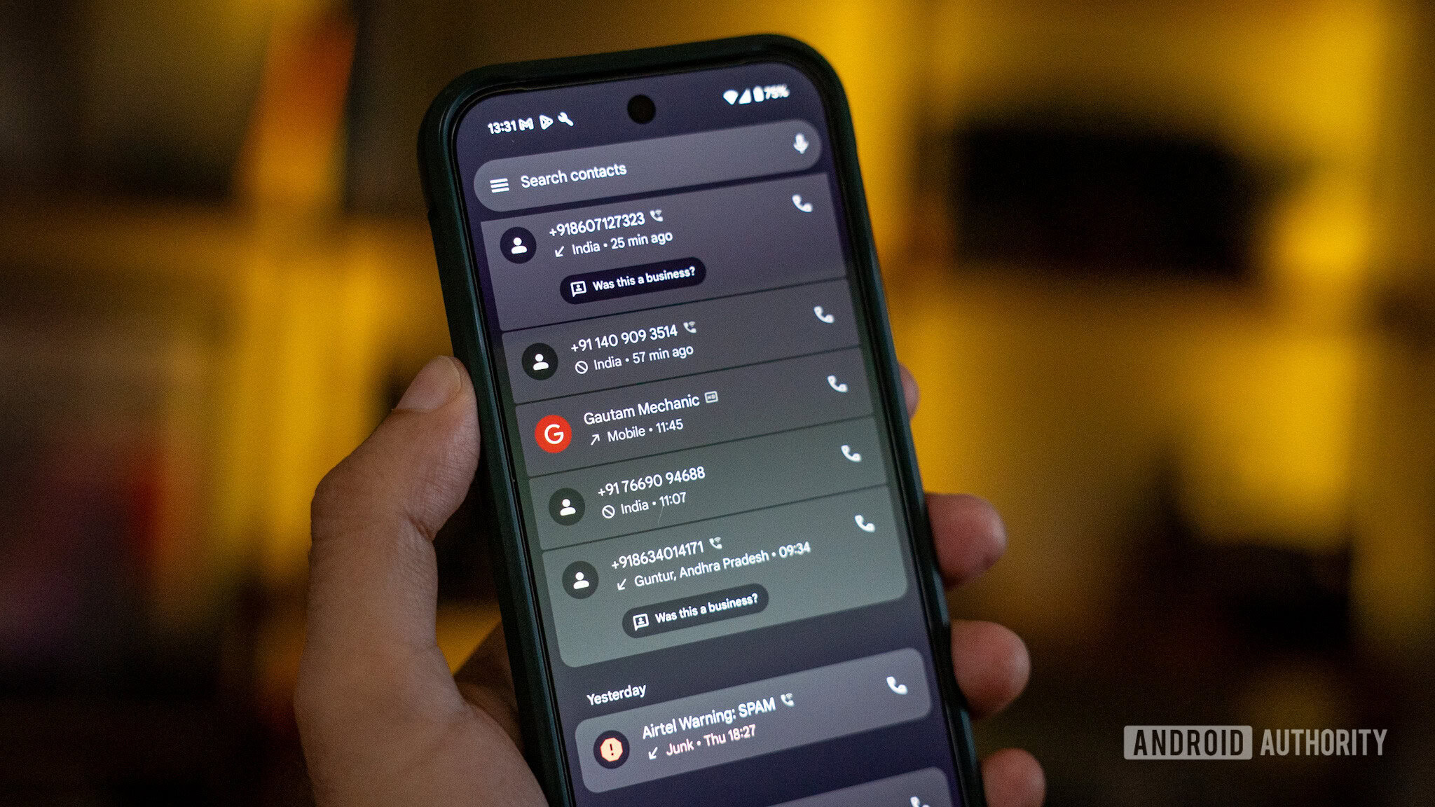 spam calls on a Pixel phone